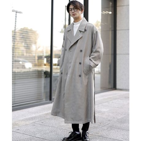 コットンツイル オーバーサイズ マキシロング丈 トレンチコート スプリングコート エーエスエム A S M ファッション通販 マルイウェブチャネル Cb001 503 86 01