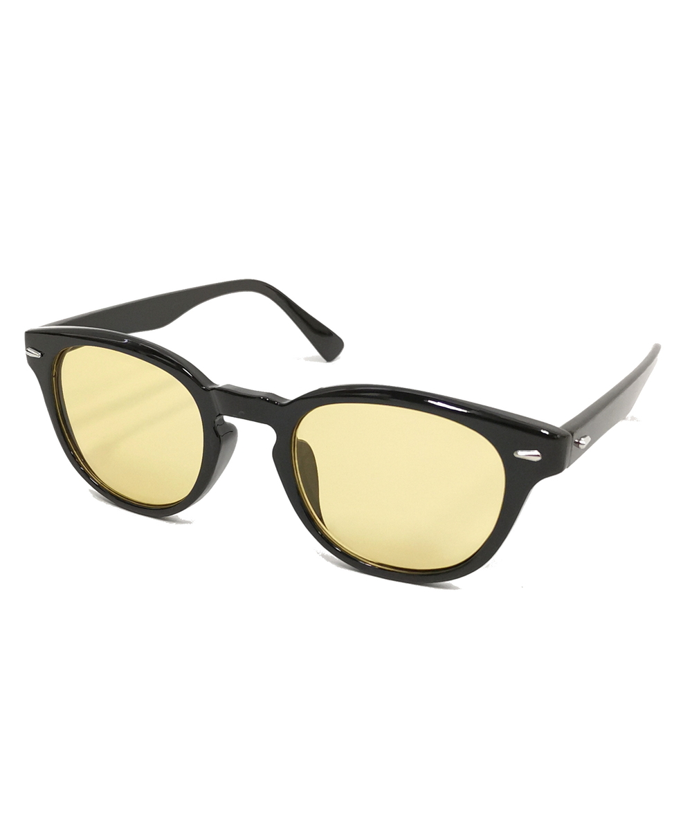 ユニセックス ボストン型 カラーレンズ メガネ サングラス UVカット 02882243 ファッション通販  マルイウェブチャネル