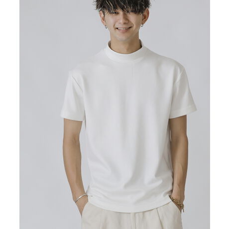 ハイテンション サマーポンチ モックネック 半袖 Tシャツ エーエスエム A S M ファッション通販 マルイウェブチャネル