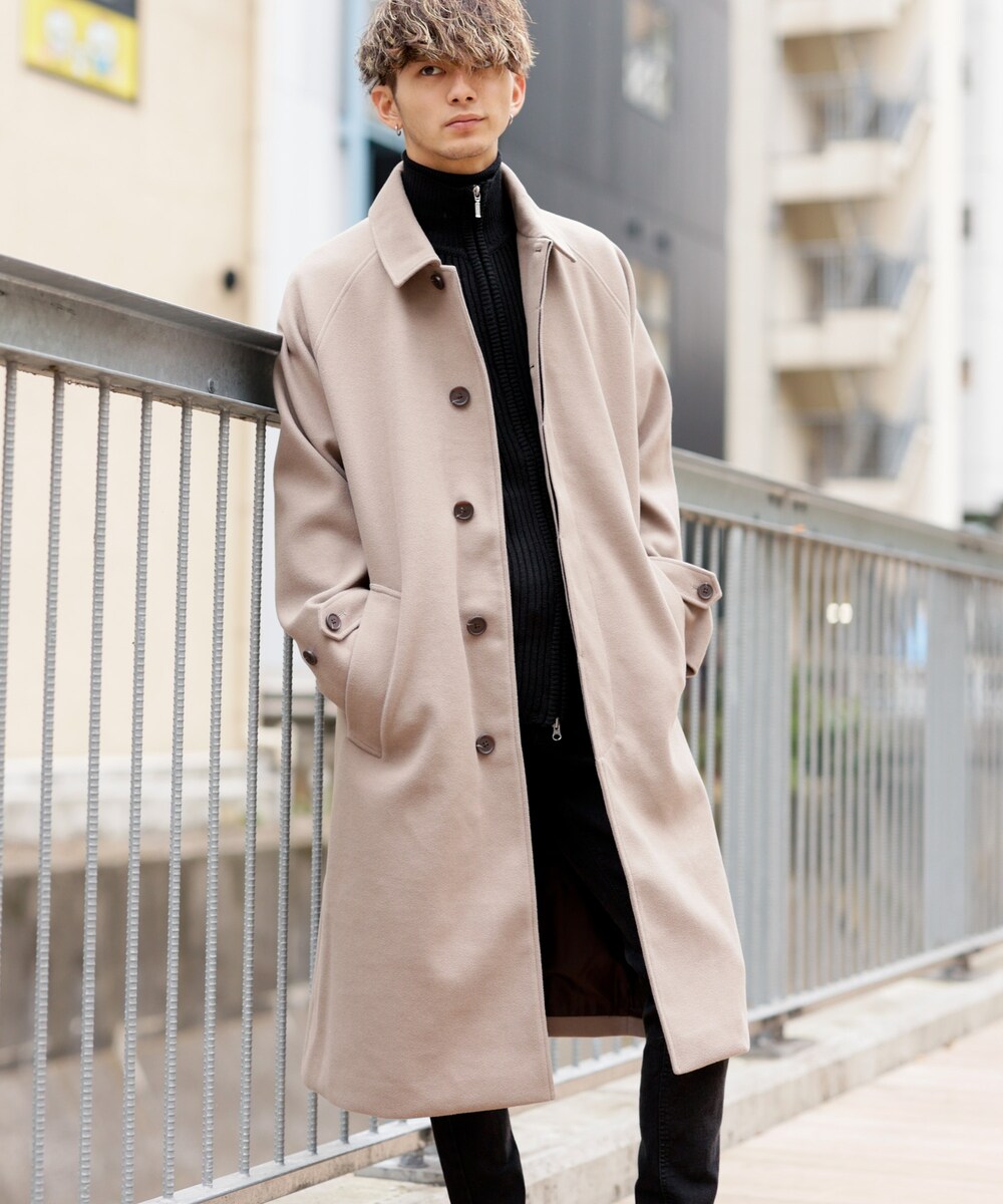 SEFR BROWN MOHAIR ESCO COAT - アウター