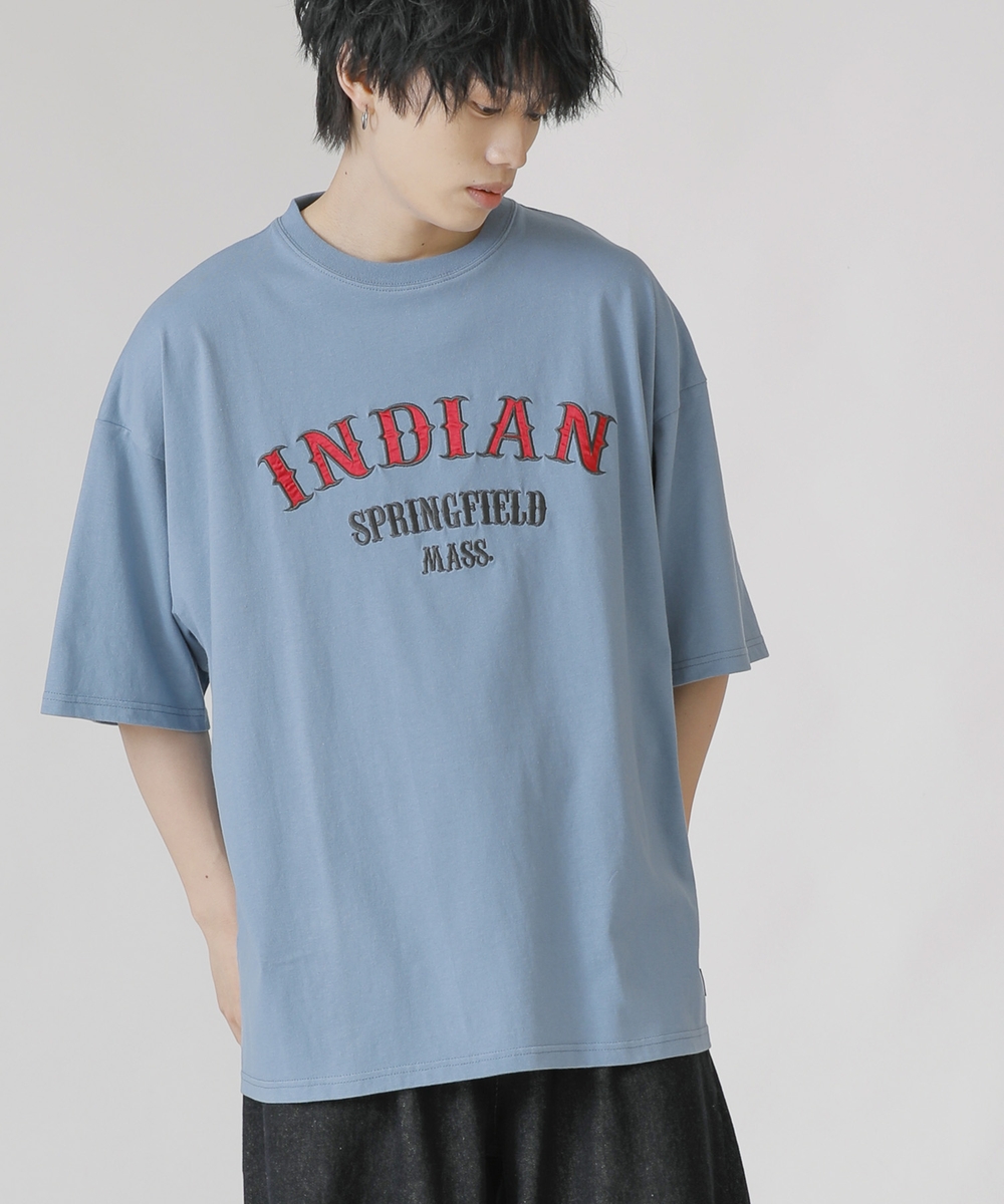 INDIAN × ADMIX 空紡糸コットン インディアン オリジナル 半袖 Tシャツ