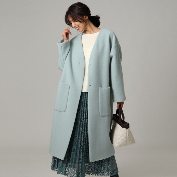 L」ポンテベロアノーカラーコート | アンタイトル(UNTITLED) | マルイ