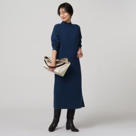 洗える ワイドリブニットワンピース アンタイトル Untitled ファッション通販 マルイウェブチャネル