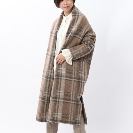 エアリーチェックガウンコート アンタイトル Untitled ファッション通販 マルイウェブチャネル