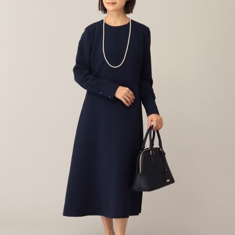 ミモレ丈 ジョーゼットワンピース【洗える】 | アンタイトル(UNTITLED  