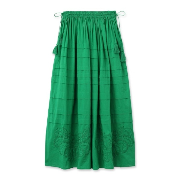 HAVA Applique Gather Skirt アップリケ ギャザースカート | アン