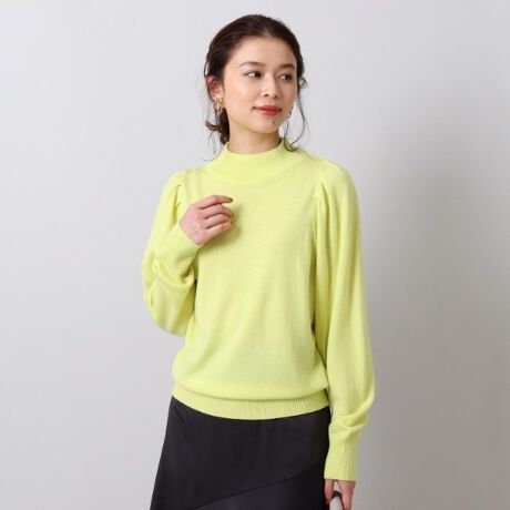 STORY web掲載】ハイネック プチドルマンニット＜洗える／カシミヤ混 