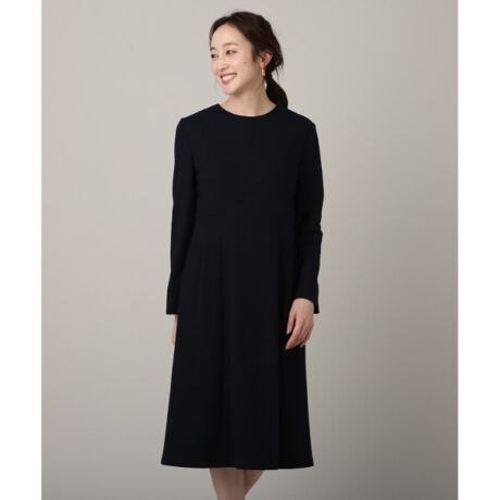 フォーマルにも活躍】美シルエット フィット＆フレアワンピース  