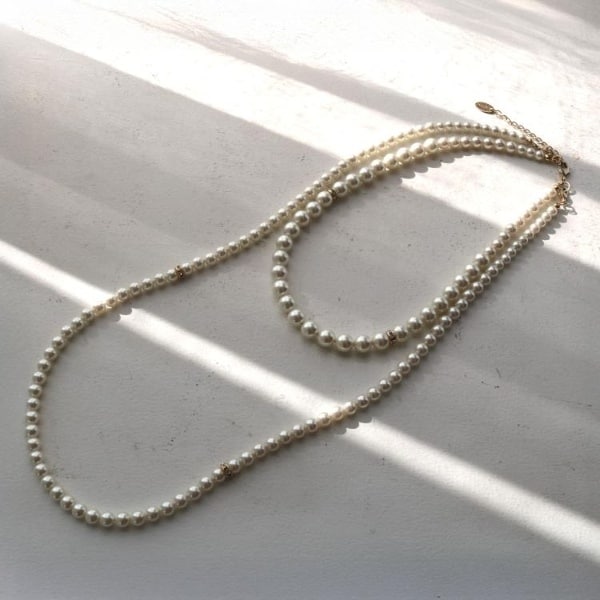 追加6日本製】2連フェイクパールネックレス | アンタイトル(UNTITLED