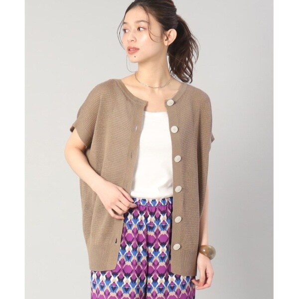 アンタイトル UNTITLED リネン混 2WAYコクーンニット タグ付き新品✩︎⡱UNTITLED❤︎リネン混 2WAYコクーンニット