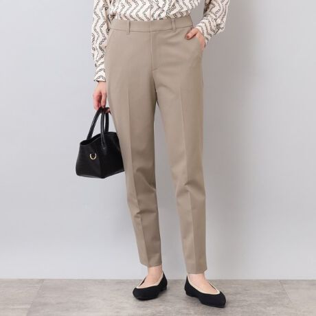 すっきりシルエット／洗える】2WAYストレッチ テーパードパンツ | アン  