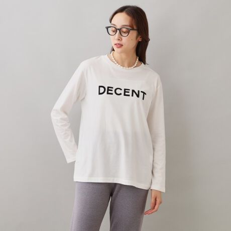 Liyoca】フロッキープリントロングTシャツ | アンタイトル(UNTITLED 