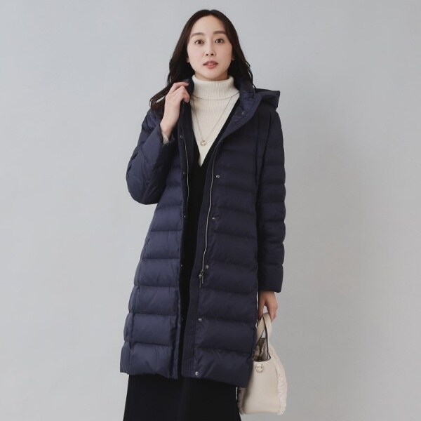 人気の冬コート】シレータフタ ロングダウンコート | アン
