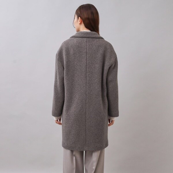 ゆったりシルエット】パイルジャージ ミドル丈コート | アンタイトル