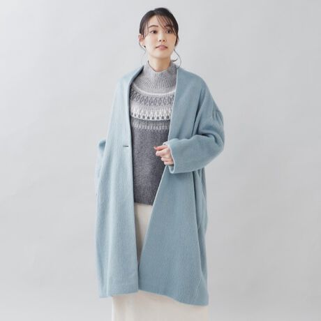 Liyoca】ヘリンボンシャギー コート | アンタイトル(UNTITLED  