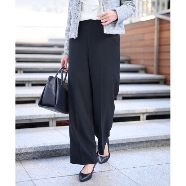 ✨極美品 13/大きいサイズ✨リフレクト パンツスーツ ノーカラー