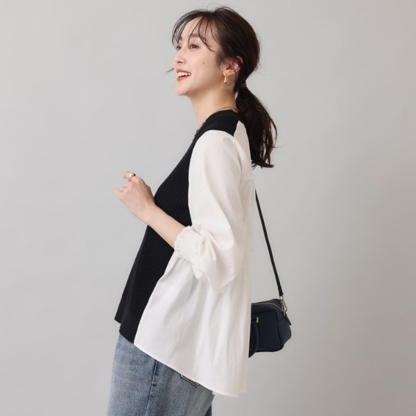 TORRAZZO DONNA フローラルシアーフレアトップス ホワイト TORRAZZO