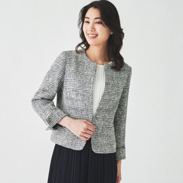 プランタンツイード ノーカラージャケット | アンタイトル(UNTITLED