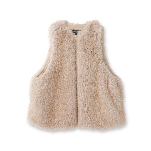 トレンドモード】フェイクファーベスト | アンタイトル(UNTITLED
