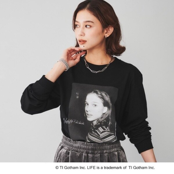 UNTITLED / アンタイトル 【丸首/Tシャツ風/短丈】シャギースリーブ