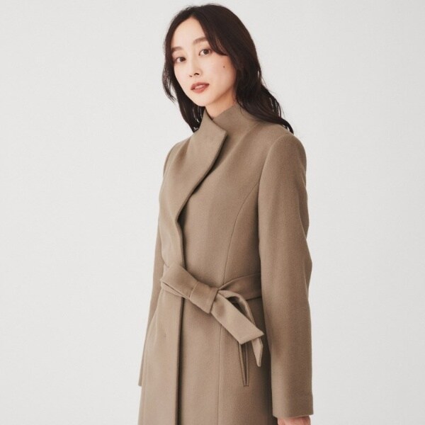 日本製】2WAYスタンドカラーロングコート | アンタイトル(UNTITLED