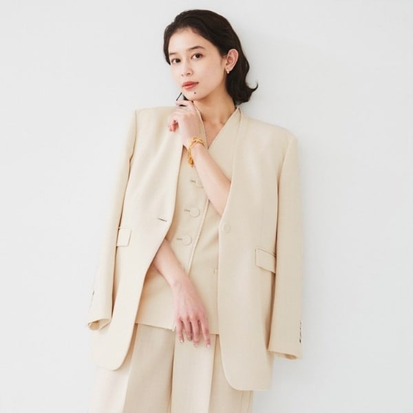 追加》ドライダブルクロスVカラージャケット | スピック＆スパン(Spick