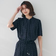 【セットアップ可能オンオフ】小紋柄ブラウス | アンタイトル(UNTITLED)