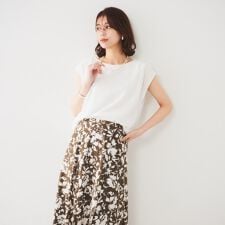 【ジャージ素材】インナードッキングシアーカットソー