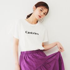 【ロゴTプリントT】ナチュラルプレーティングテンジク