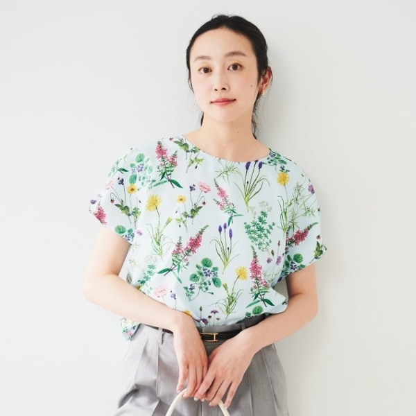 アンタイトル（UNTITLED）/ボタニカルプリント ブラウス ボタニカルプリント ブラウス | アンタイトル(UNTITLED) | マルイ