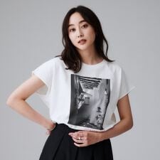 【コットン100プリントロゴ】フォトTシャツ