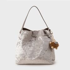 【トレンド／バッグチャーム付き】ワンハンドルバッグ