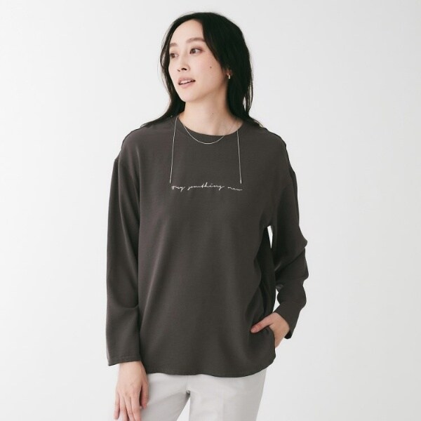 journal standard luxe フレンチテリー ロゴプルオーバー lux フレンチ