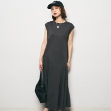 【Audrey and John Wad】ダブルシルケット天竺ワンピース
