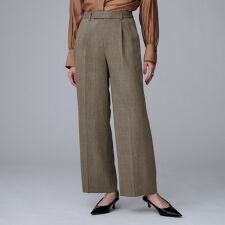 【セットアップ可洗える】ウールライク ワイドパンツ