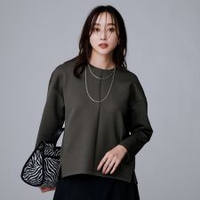 アンタイトル(UNTITLED)の【セットアップ可スポーティートップス】ダンボールジャージ プルオーバー