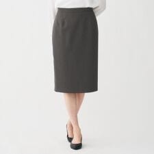 【洗えるお仕事スーツ】ドライメランジ タイトスカート
