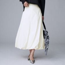 【ストレッチ素材撥水加工】バルーンスカート