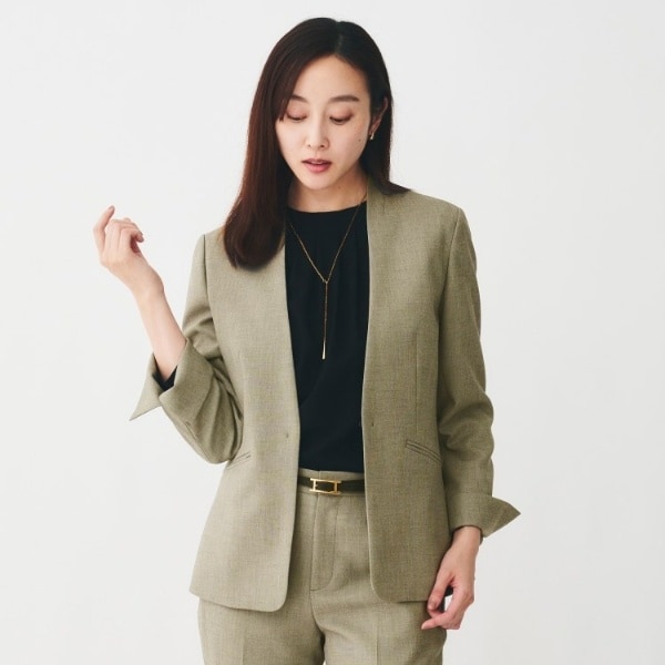 アンタイトル(UNTITLED) レディース ノーカラージャケット の一覧