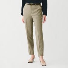 【洗えるお仕事スーツ】ドライメランジ テーパードパンツ