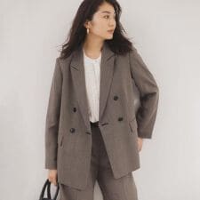 アンタイトル(UNTITLED)の【セットアップ可】ウールライク ダブルブレストジャケット