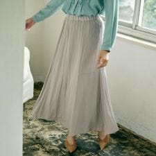 【洗える1枚で着映え】ソフト裾フレアスカート