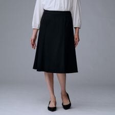 【洗えるスーツ／ストレッチ】ウール混ジャージ マーメイドスカート