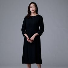 【セットアップ可能きれいめ】ツイードワンピース