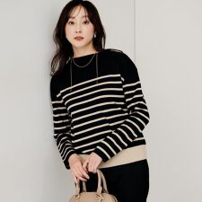 【洗える】モックネックミラノリブニット