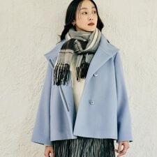 アンタイトル(UNTITLED)の【着回しが効くオンオフアウター】ウールショートコート