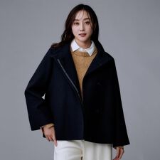 アンタイトル(UNTITLED)の【着回しが効く／オンオフアウター】ウールショートコート