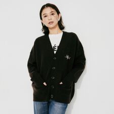 【St．Johns 3rd Club】ロゴVネック カーディガン