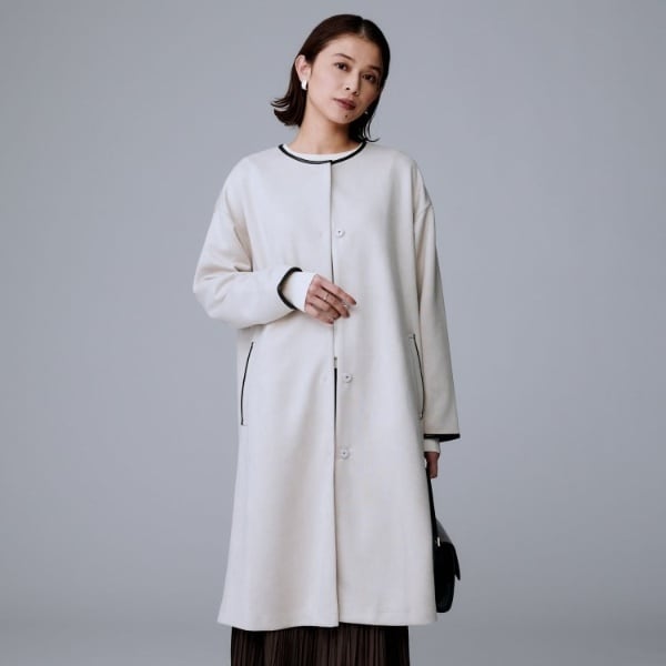 【美品】UNTITLED アンタイトル アルパカ コート スーリーアルパカコート（ステンカラーコート） | UNTITLED