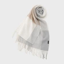 アンタイトル(UNTITLED)の【名品／定番人気】ウールチェックマフラー